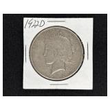 1922-D PEACE SILVER DOLLAR