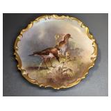 ANTIQUE FRENCH LIMOGES CHARGER PLATE