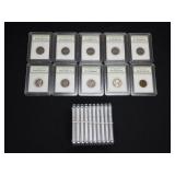 (20) SLABBED JEFFERSON NICKELS