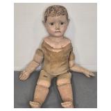 ANTIQUE CLOTH DOLL " IZANNAH WALKER STYLE"