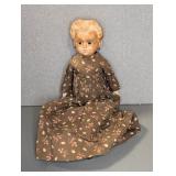 ANTIQUE WAX HEAD DOLL