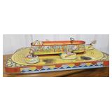 J CHEIN TIN LITHO WIND-UP "PLAYLAND WHIP" TOY
