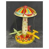 TIN LITHO WIND-UP AIRPLANE TOY - 3 PLANES
