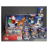 CHRISTMAS RUDOLPH ORNAMENTS AND FIGURINES