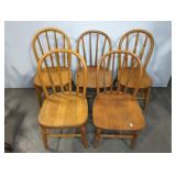 MATCHING CHILDS CHAIRS (5)