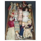 CHINA & PORCELAIN DOLLS (18)