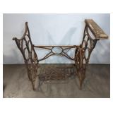 CAST IRON SEWING MACHINE BASE