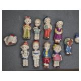 JAPANESE BISQUE PENNY DOLLS (9)
