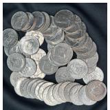 (50) JFK Half Dollars from 1970s