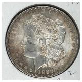 1886 Morgan Silver Dollar with Toning
