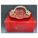 Fitz and Floyd Autumn-Themed Handled Plate