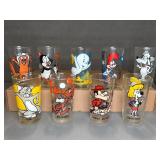8 Cartoon Character Drinking Glasses