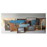 Art Lot Including Paintings and Prints