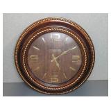 Westminster 20-Inch Wall Clock With Gold Accents