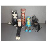 Cat-Themed Figurines and Decor