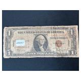 Hawaii Overprint Series 1935A $1 Banknote