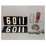 Railroad Memorabilia Including Signs