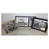 Framed WWII-Era Historical Photographs