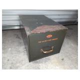 Green Alling & Cory File Drawer Cabinet