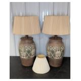 Casual Lamps 1993 Ceramic Table Lamps