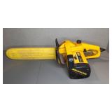 McCulloch 250 Electric Chainsaw with Cover