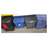 12 Storage Totes with Lids