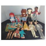 Vintage Dolls and Books