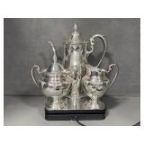 Wallace Sterling Stradivari Coffee Set, 3 Pieces