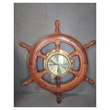 Nautical Ship Wheel Clock 24" Diameter