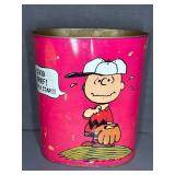 Peanuts Metal Trash Can, 13ï¿½ T