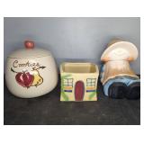 Three Vintage Ceramic Tabletop Items
