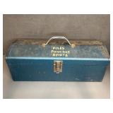 Metal Toolbox With Assorted Tools