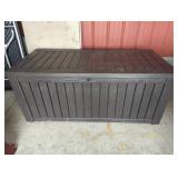 Keter Plastic Outdoor Storage Box, 60 x 28 x 25