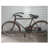 Vintage Bicycle with Steel Frame and Fenders