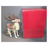 Fitz and Floyd Handcrafted Reindeer Figurine
