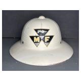 Massey Ferguson Vintage White Pith Helmet