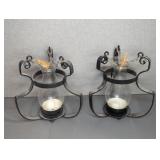 Wrought Iron Hanging Lanterns