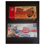 Topps 2005 and Sealed 2012 NFL Complete Card Sets