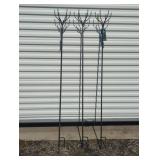 Three Panacea Garden Party Torch Stands