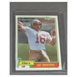 1981 TOPPS JOE MONTANA FOOTBALL CARD