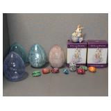 Decorative Eggs and Fitz and Floyd Collectibles