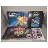 Star Wars Board Games and Collectibles Lot