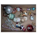 Box of Glass Christmas Ornaments