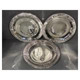 Wallace Sterling Silver Plates