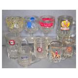 Branded Beer and Root Beer Glasses