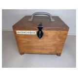 Wooden Box with DieHard Battery Charger