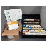 Medical Supplies with Tool Case and Alleyn Items