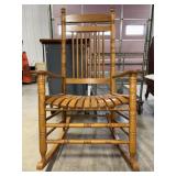 Cracker Barrel Solid Wood Rocking Chair