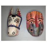 Hand-Painted Wood Masks