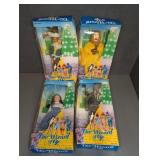 Four Wizard of Oz Dolls in Boxes